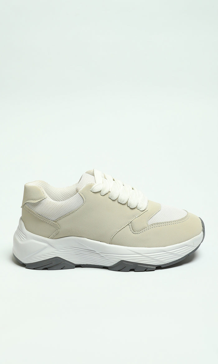 Essential Off-White Comfort-Sole Sneakers - R214562