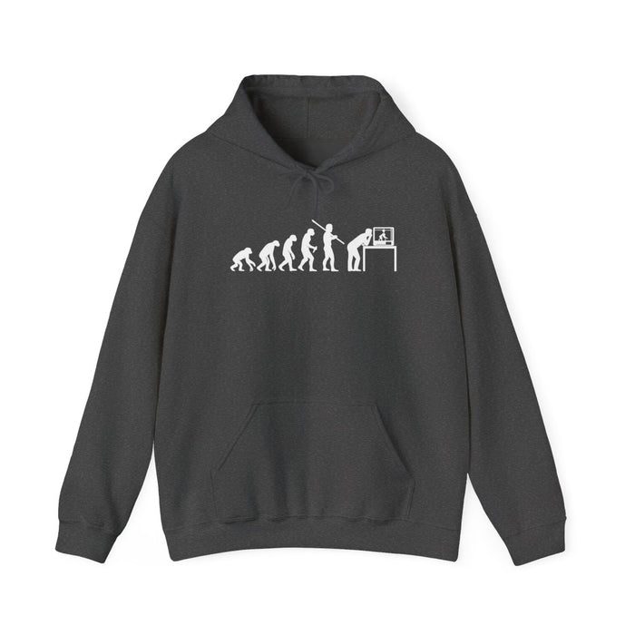 Evolution of Man to 3D Printer Hoodie - funny hoodie by Cheeky Business