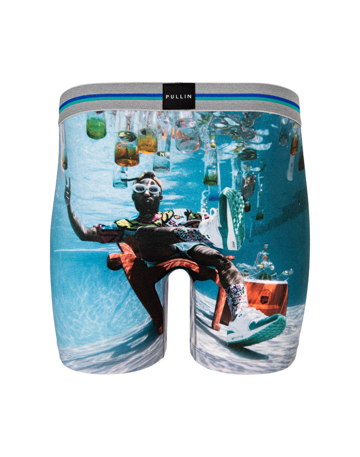 boxer long coton imprime chillpool PULLIN en coton