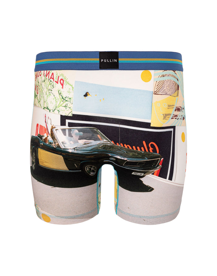 boxer long coton imprime rollingsun PULLIN en coton