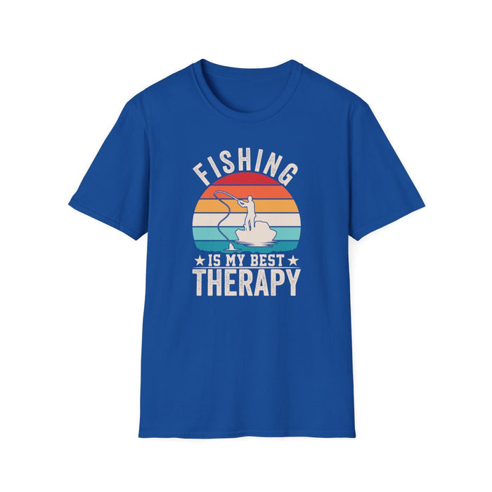 Fishing Is My Best Therapy T-Shirt - funny t-shirt by Cheeky Business