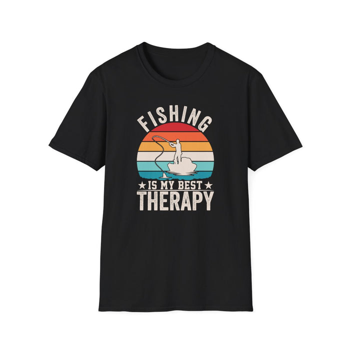 Fishing Is My Best Therapy T-Shirt - funny t-shirt by Cheeky Business