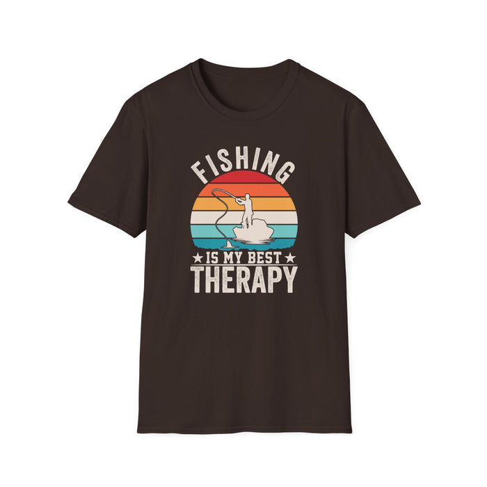Fishing Is My Best Therapy T-Shirt - funny t-shirt by Cheeky Business