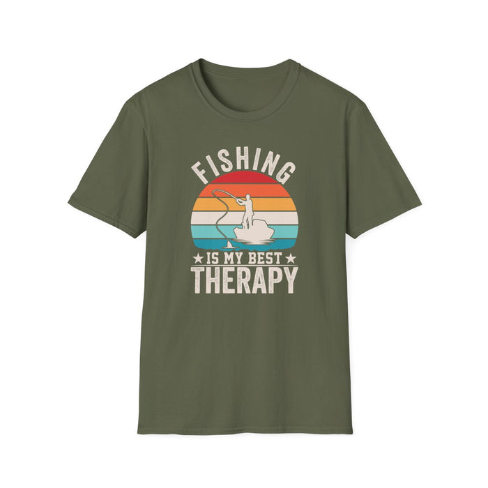 Fishing Is My Best Therapy T-Shirt - funny t-shirt by Cheeky Business