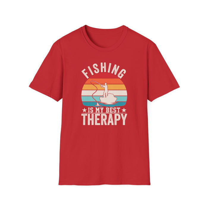 Fishing Is My Best Therapy T-Shirt - funny t-shirt by Cheeky Business