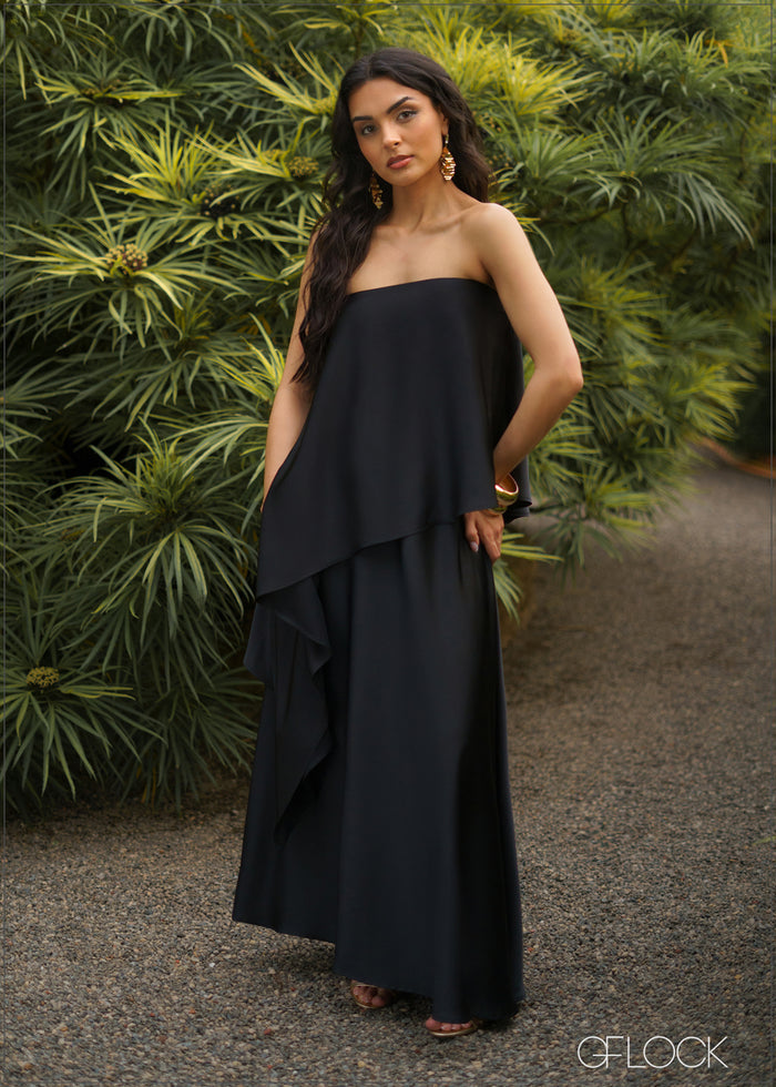 Flared Maxi Skirt - 090526