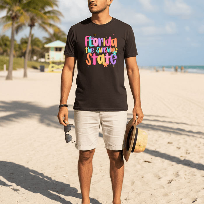 florida sunshine state t-shirt available in multiple colours