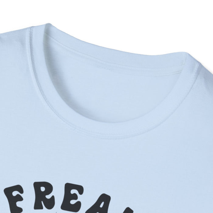 Freak in the Sheet Funny Halloween T-Shirt - funny t-shirt by Cheeky Business