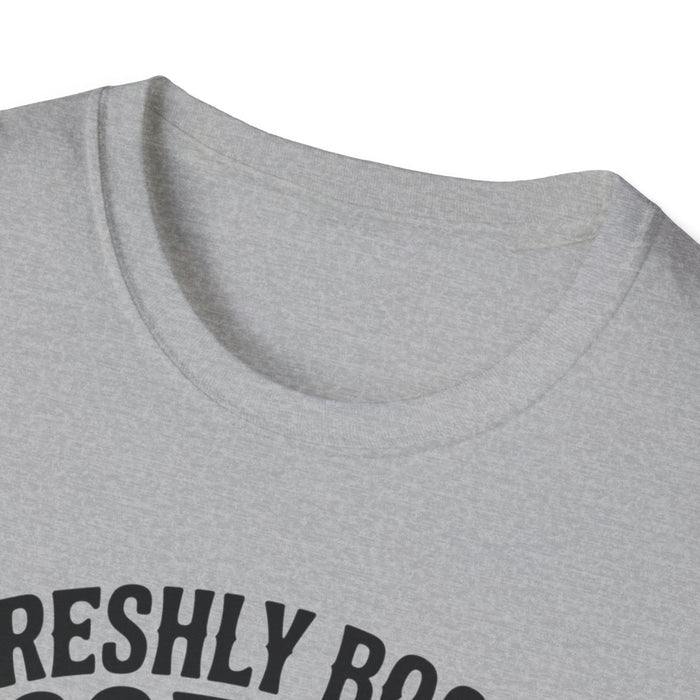 Freshly Boo'd Coffee Halloween Graphic T-Shirt - funny t-shirt by Cheeky Business
