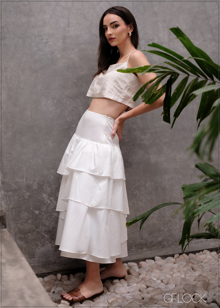 Frill Detailed Skirt - 280325