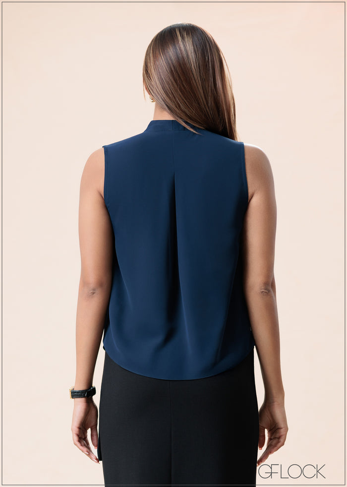 Front Pleat Top - 160525
