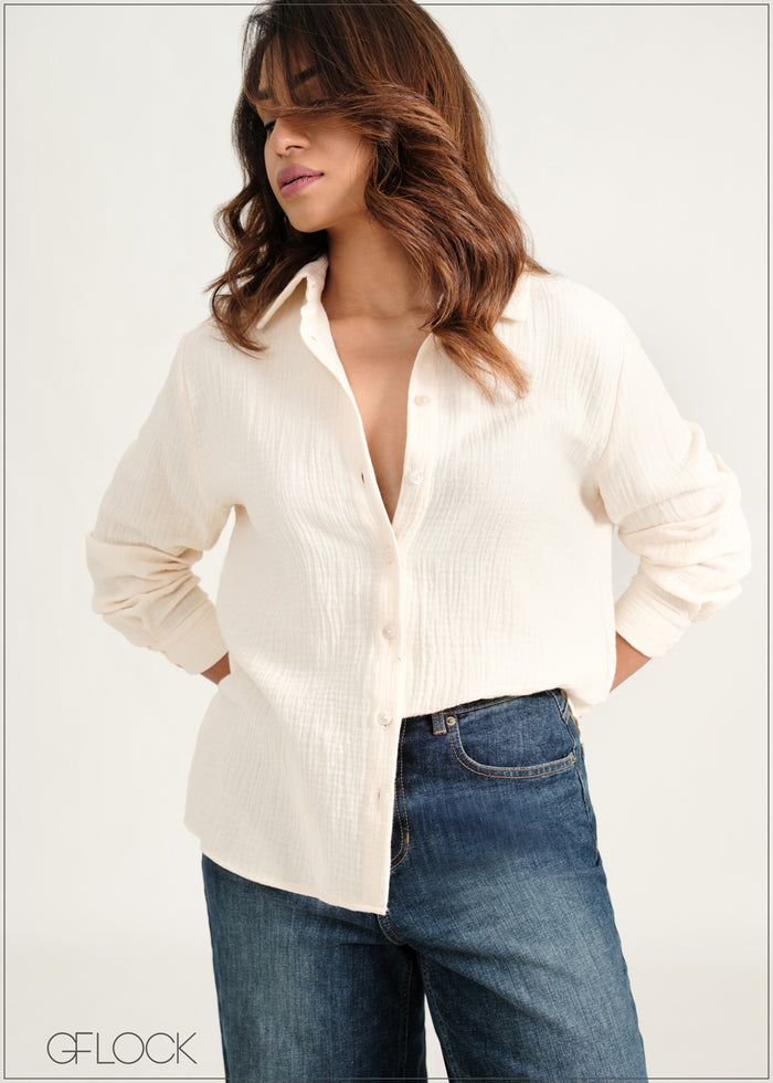 Gauze Top - 060226