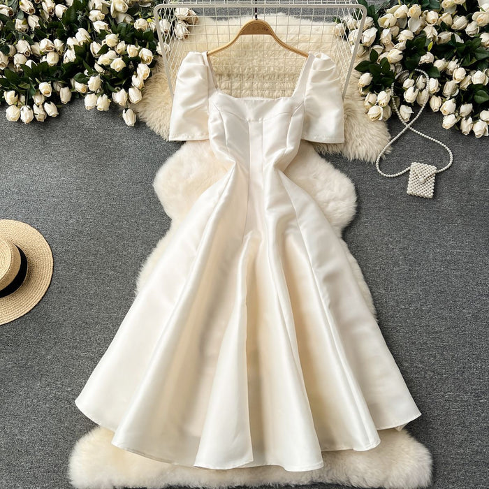 Georgia Puff Sleeves Dress (On hand)