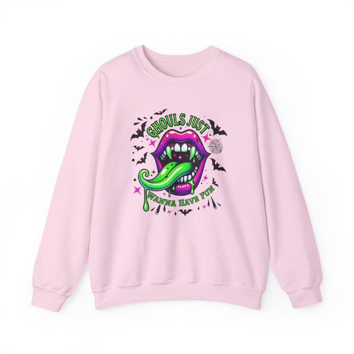 Ghouls Just Wanna Have Fun Halloween Sweatshirt - funny sweatshirt by Cheeky Business