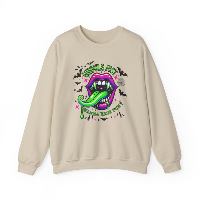 Ghouls Just Wanna Have Fun Halloween Sweatshirt - funny sweatshirt by Cheeky Business