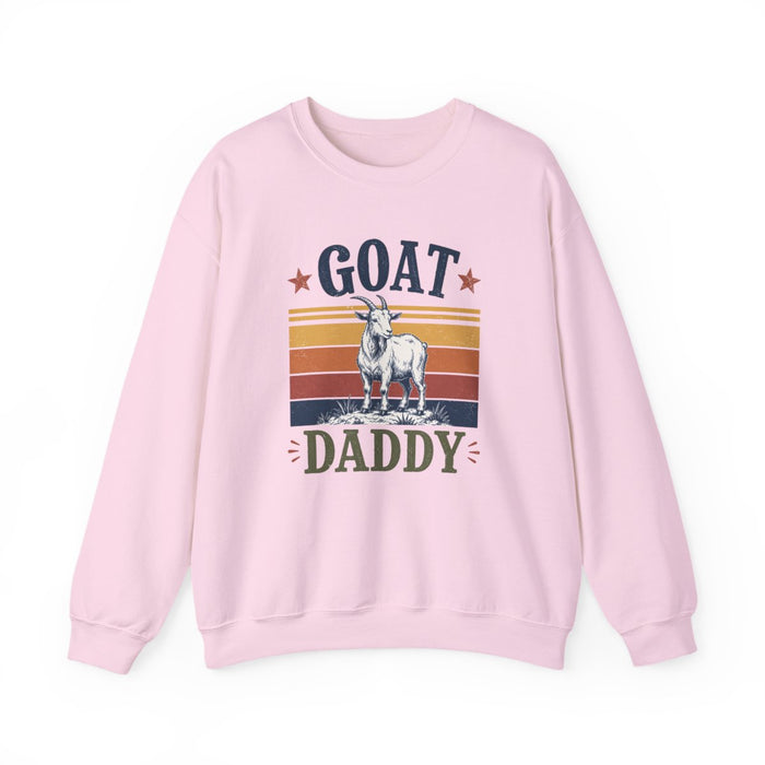 GOAT Daddy Funny Dad Sweatshirt - funny sweatshirt by Cheeky Business