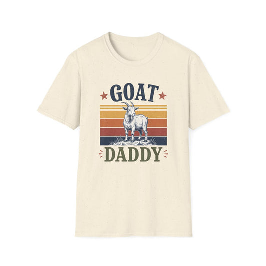 GOAT Daddy Vintage Father's Day T-Shirt - funny t-shirt by Cheeky Business