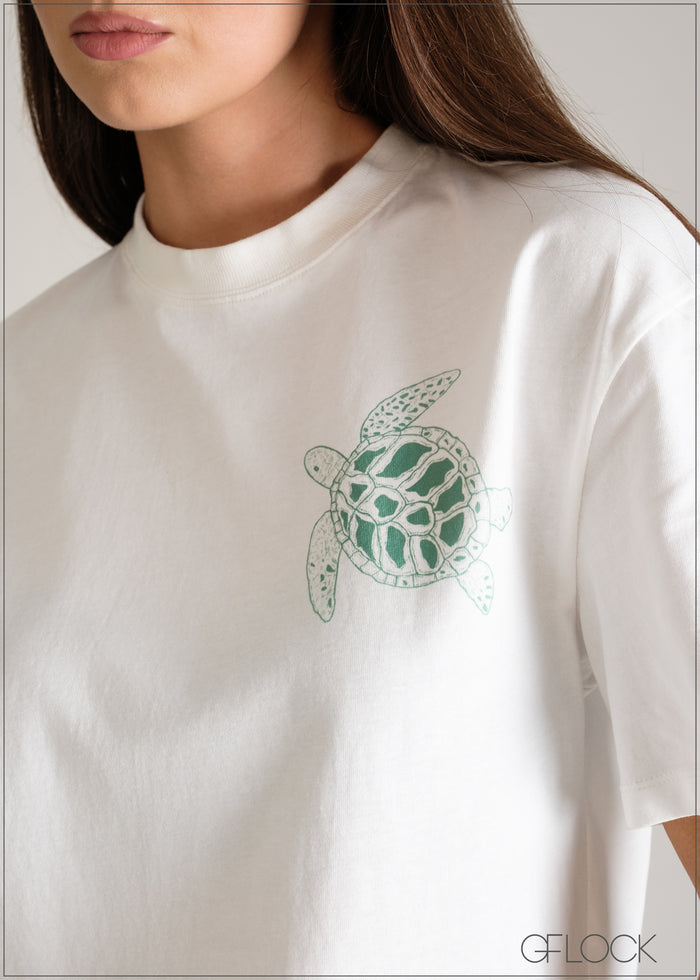 Graphic Tee - women’s top alternate view - GFLOCK Sri Lanka
