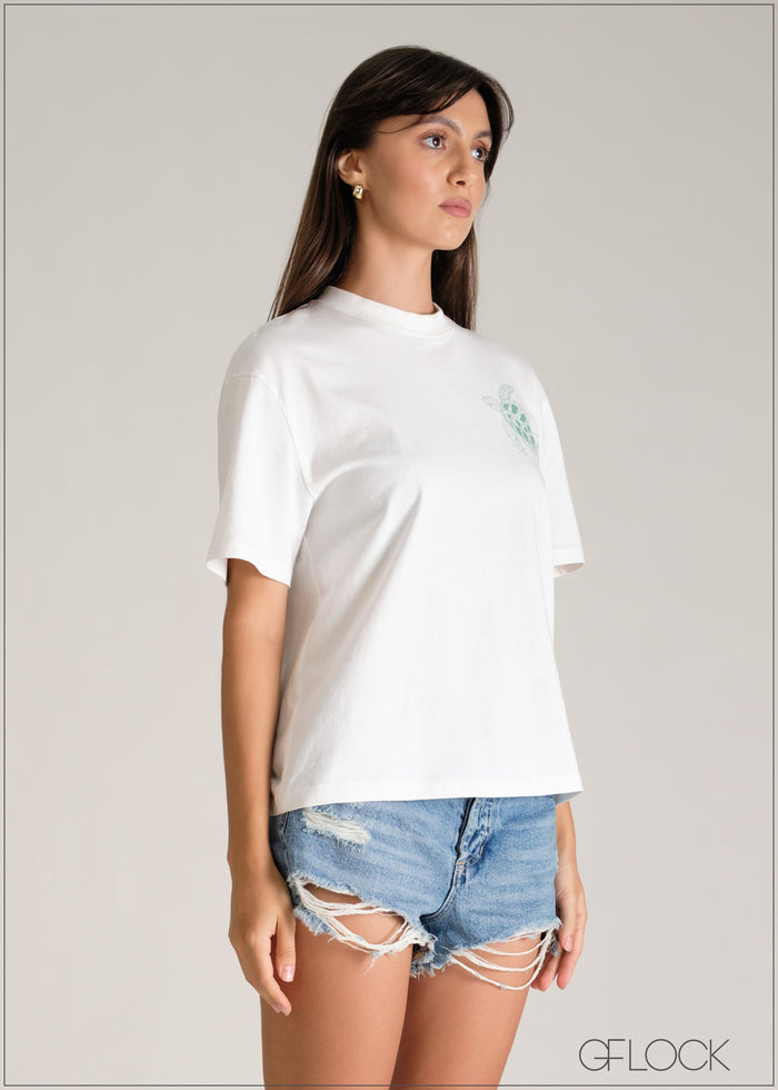 Graphic Tee - women’s top alternate view - GFLOCK Sri Lanka
