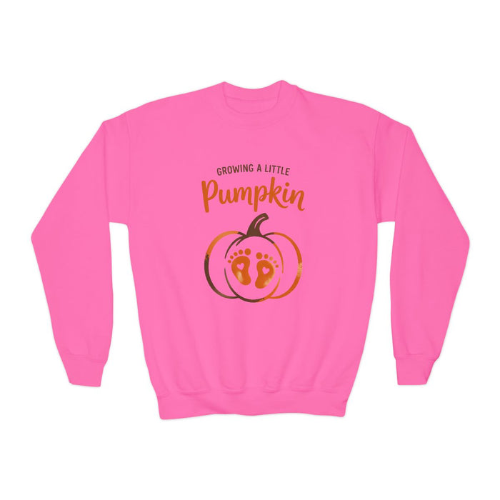 Growing A Little Pumpkin Kids Halloween Sweatshirt - funny t-shirt by Cheeky Business