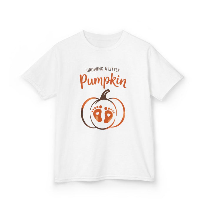 Growing A Little Pumpkin Kids Halloween T-Shirt - funny t-shirt by Cheeky Business