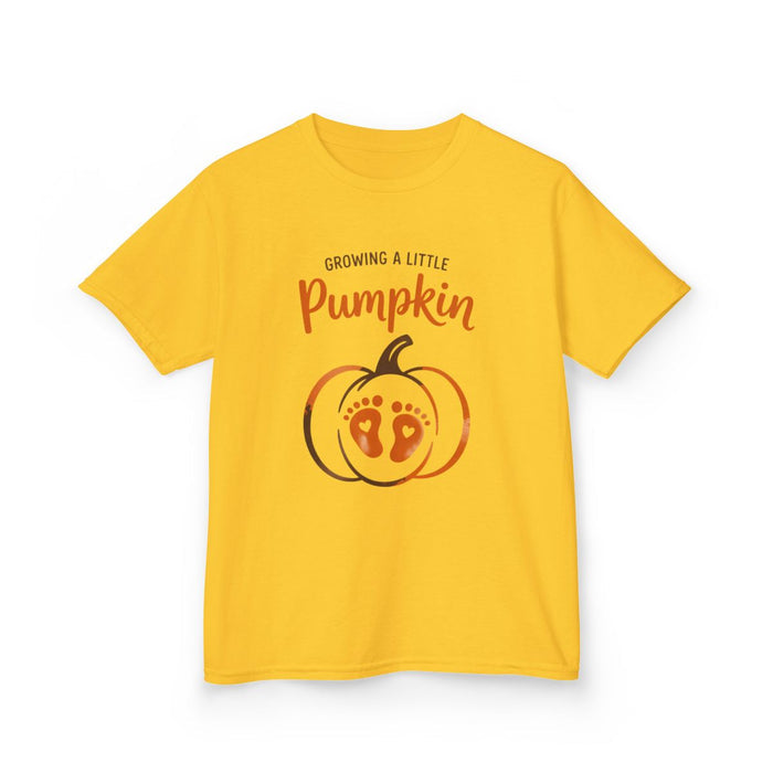 Growing A Little Pumpkin Kids Halloween T-Shirt - funny t-shirt by Cheeky Business