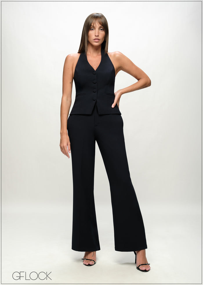 Halter Neck Waistcoat - 090226