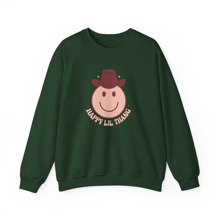 Happy Lil Thang Cowboy Sweatshirt - funny sweatshirt by Cheeky Business