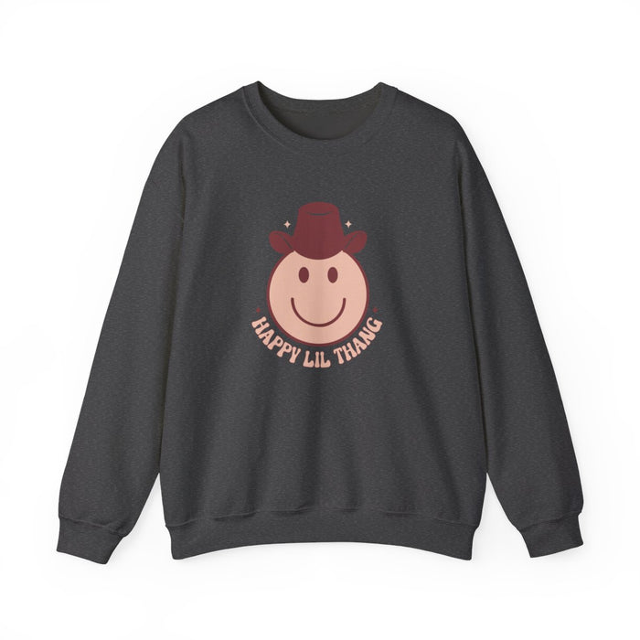 Happy Lil Thang Cowboy Sweatshirt - funny sweatshirt by Cheeky Business