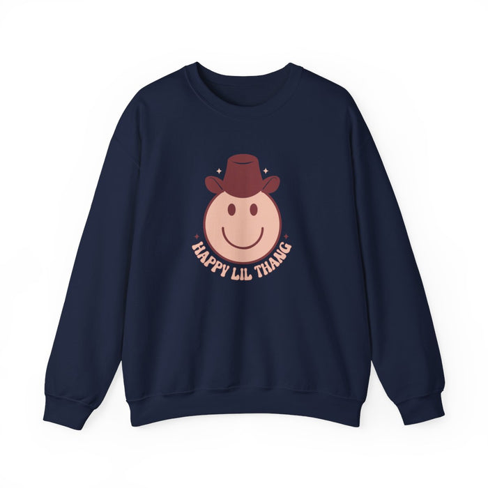 Happy Lil Thang Cowboy Sweatshirt - funny sweatshirt by Cheeky Business