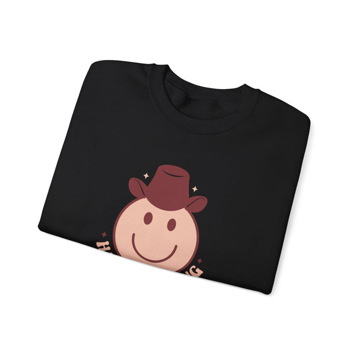 Happy Lil Thang Cowboy Sweatshirt - funny sweatshirt by Cheeky Business