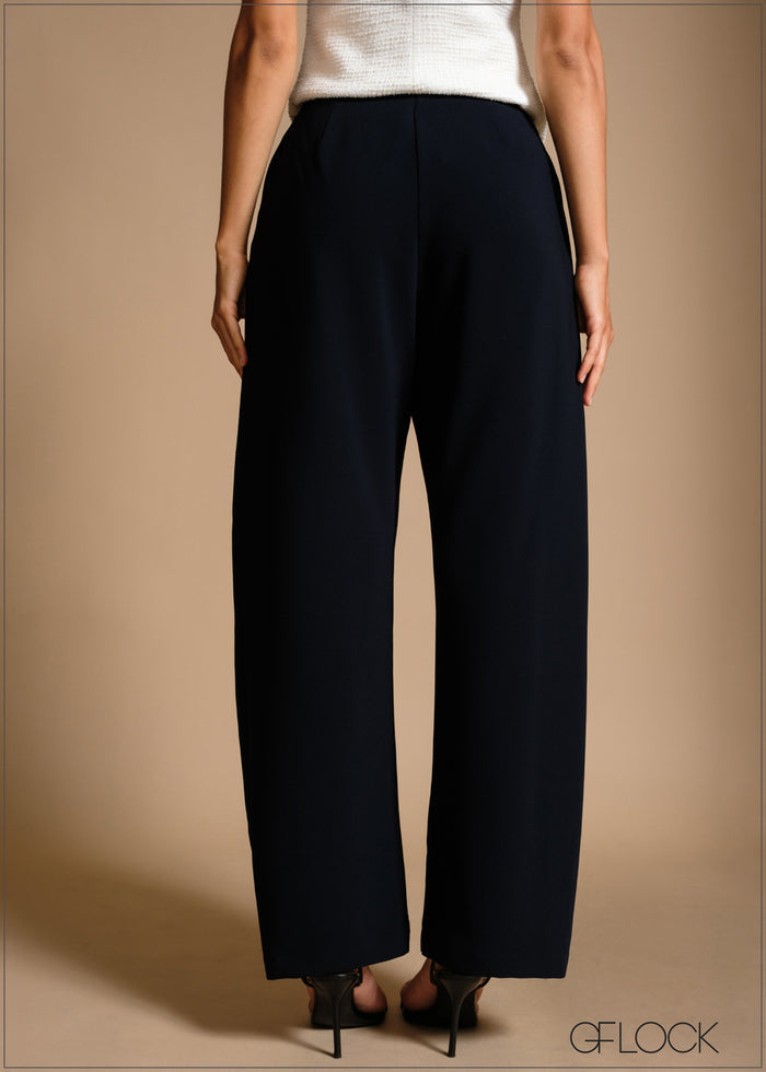 High Waist Barrel Leg Pant - 240426