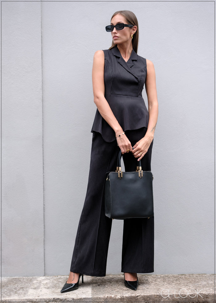 High Waist Bootleg Pant - 070826