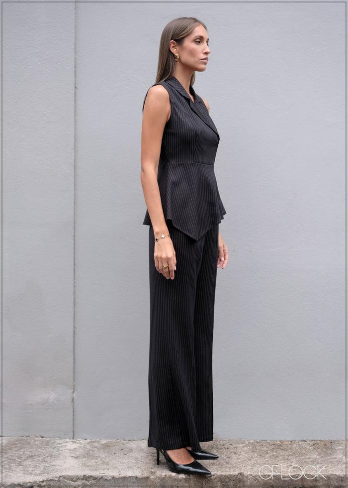 High Waist Bootleg Pant - 070826