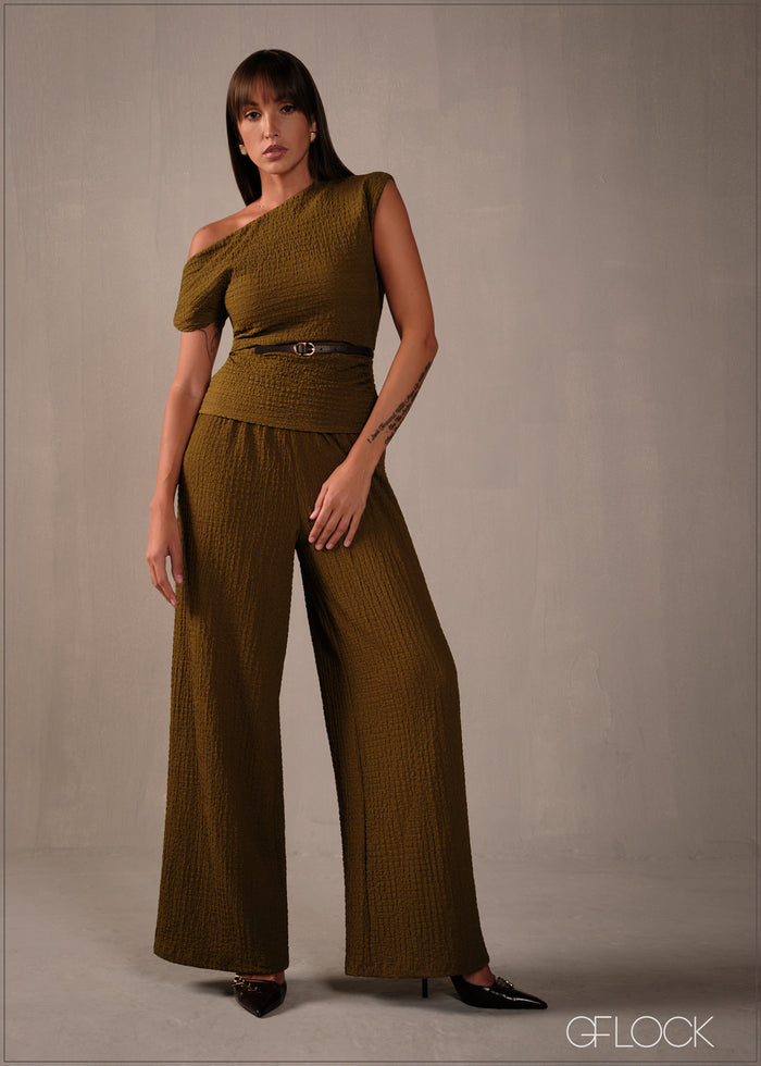 High Waist Flare Pant - 160326