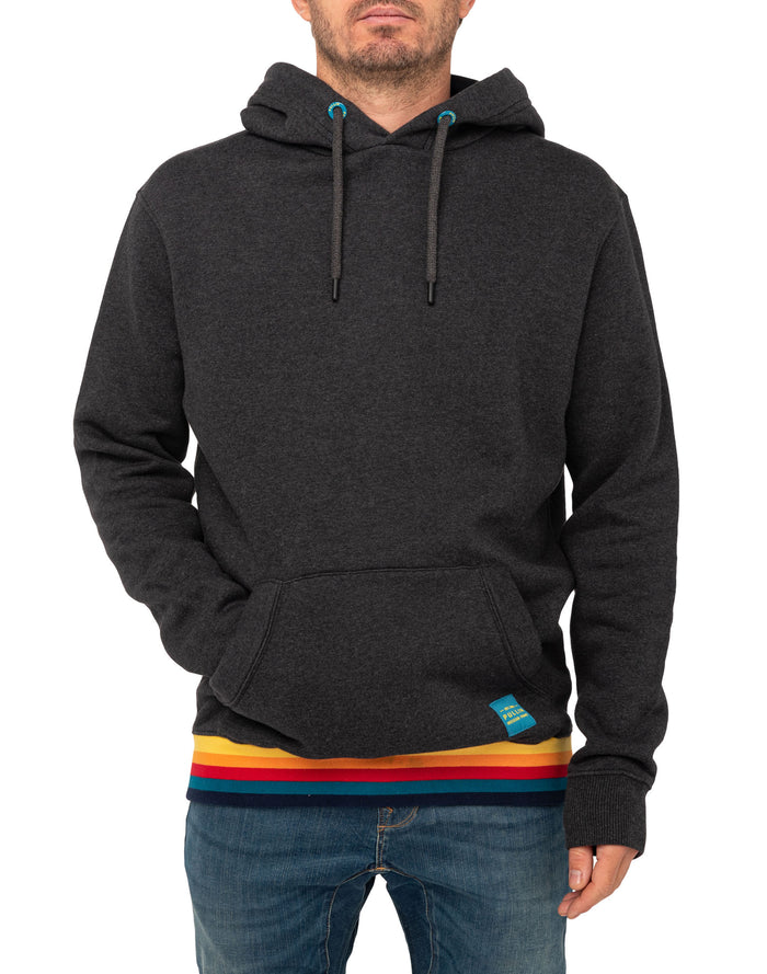 hoodie dkgrey PULLIN en coton