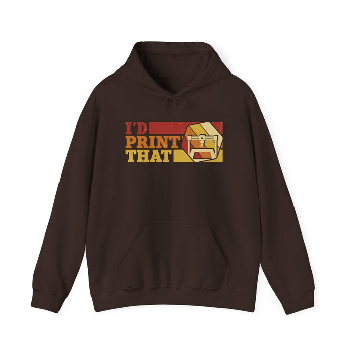 I'd Print That Hoodie - funny hoodie by Cheeky Business