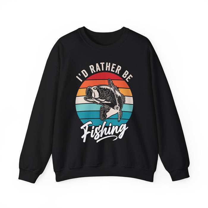 I'd Rather Be Fishing Sweatshirt