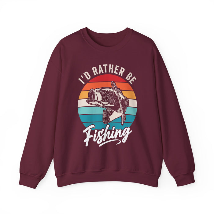 I'd Rather Be Fishing Sweatshirt