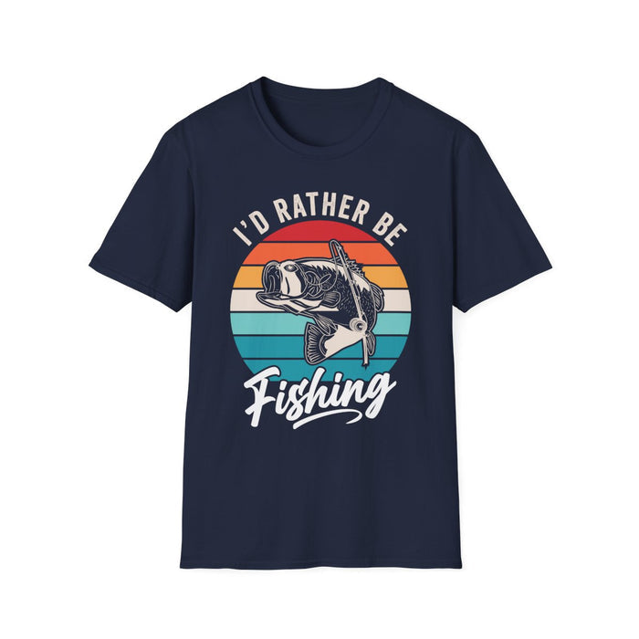 I'd Rather Be Fishing T-Shirt - funny t-shirt by Cheeky Business