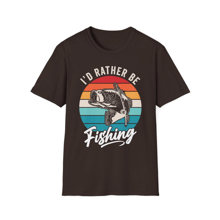 I'd Rather Be Fishing T-Shirt - funny t-shirt by Cheeky Business