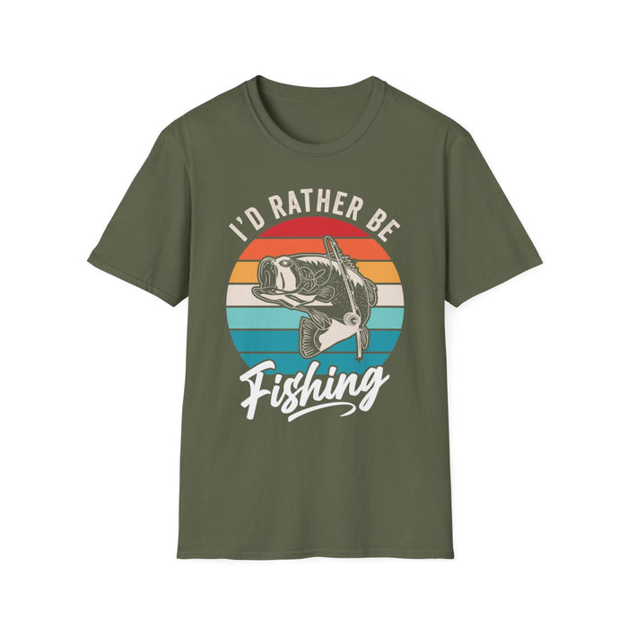 I'd Rather Be Fishing T-Shirt - funny t-shirt by Cheeky Business