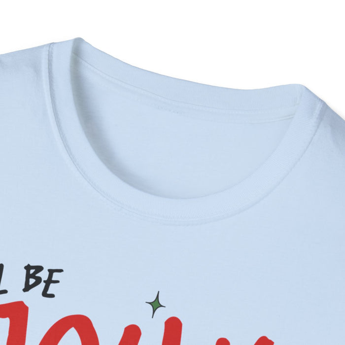 I’ll Be Jolly Later Cat Christmas T-Shirt - funny t-shirt by Cheeky Business