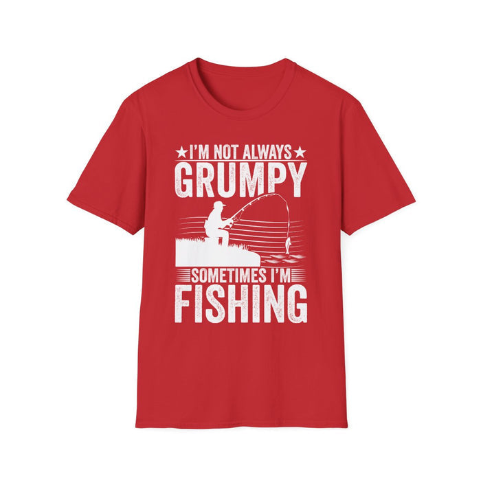 I'm Not Always Grumpy Sometimes I'm Fishing T-Shirt - funny t-shirt by Cheeky Business