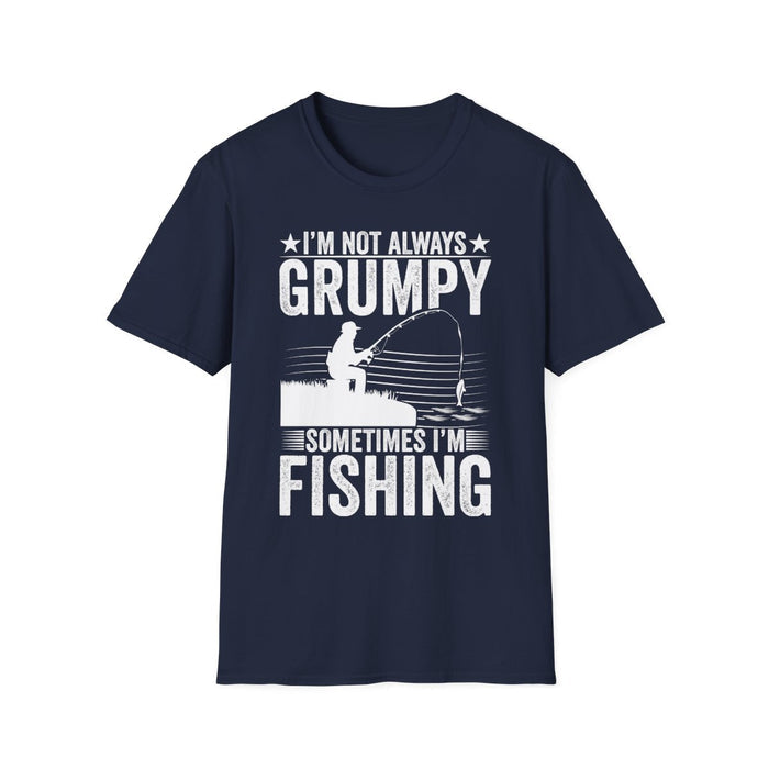 I'm Not Always Grumpy Sometimes I'm Fishing T-Shirt - funny t-shirt by Cheeky Business