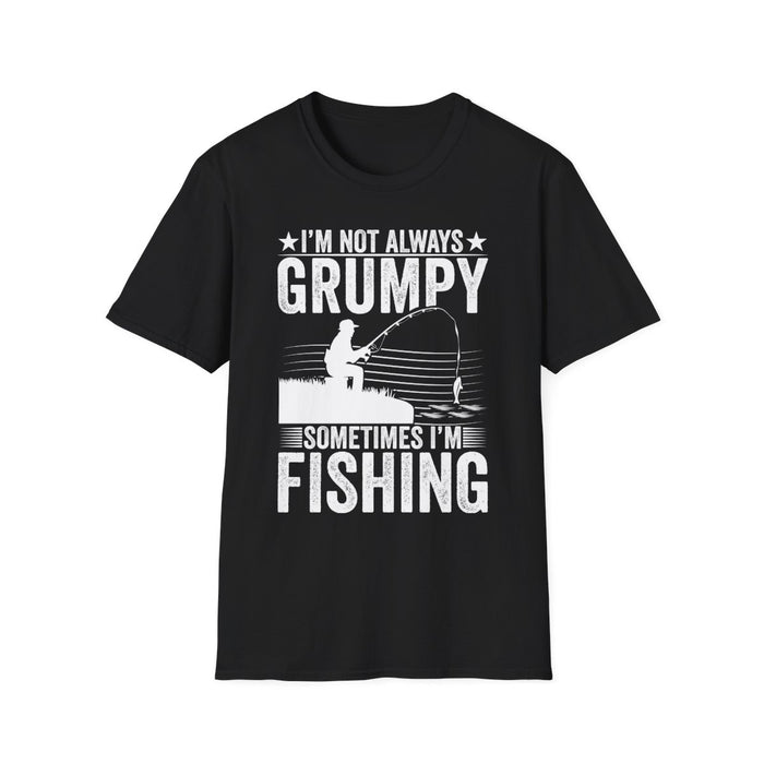 I'm Not Always Grumpy Sometimes I'm Fishing T-Shirt - funny t-shirt by Cheeky Business