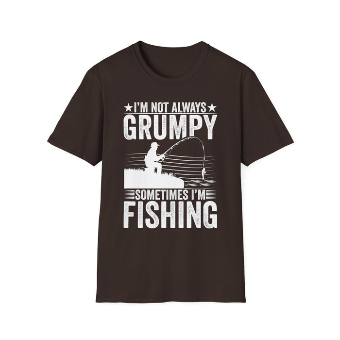 I'm Not Always Grumpy Sometimes I'm Fishing T-Shirt - funny t-shirt by Cheeky Business