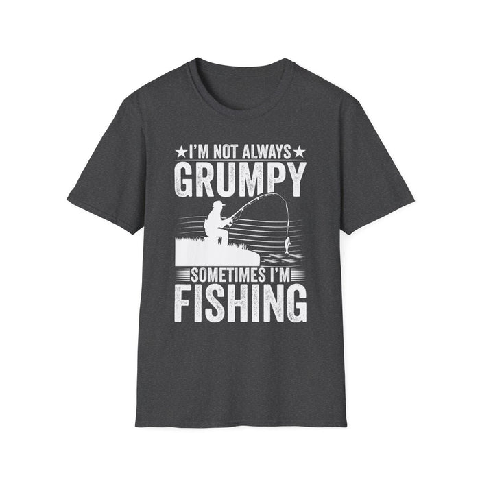 I'm Not Always Grumpy Sometimes I'm Fishing T-Shirt - funny t-shirt by Cheeky Business