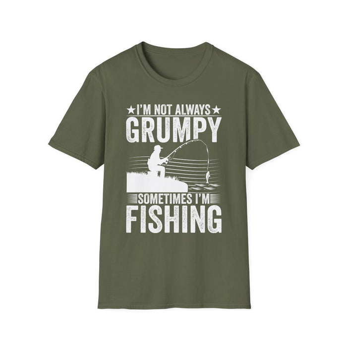 I'm Not Always Grumpy Sometimes I'm Fishing T-Shirt - funny t-shirt by Cheeky Business