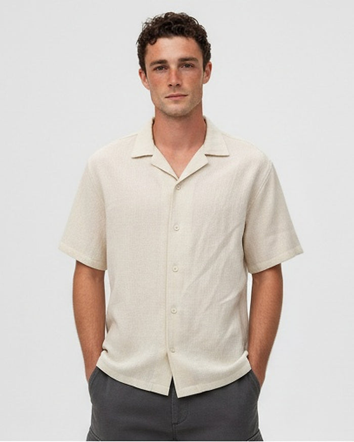Men's Short Sleeve Shirt - White